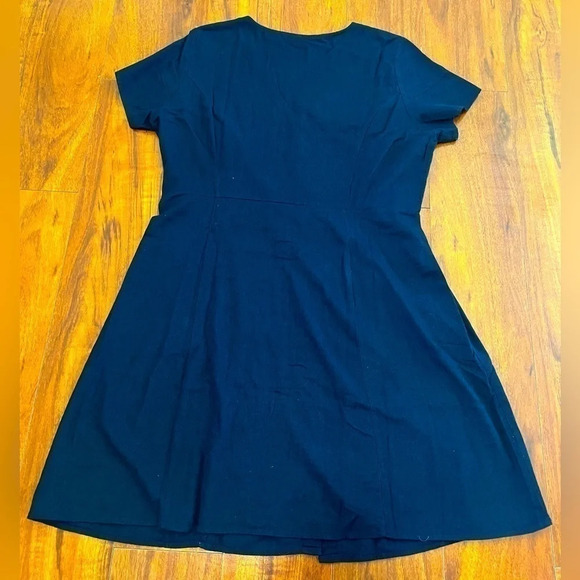 Women's Vero Moda Navy Blue Button-Up Dress - Picture 2 of 4